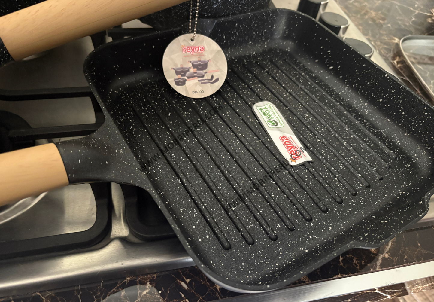 JUEGO DE OLLAS ROCA VOLCÁNICA 10PC DAKOTA DE REYNA