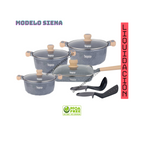 JUEGO OLLAS REYNA SIENA 10PZ ROCA VOLCÁNICA