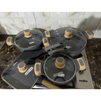 JUEGO OLLAS REYNA SIENA 10PZ ROCA VOLCÁNICA