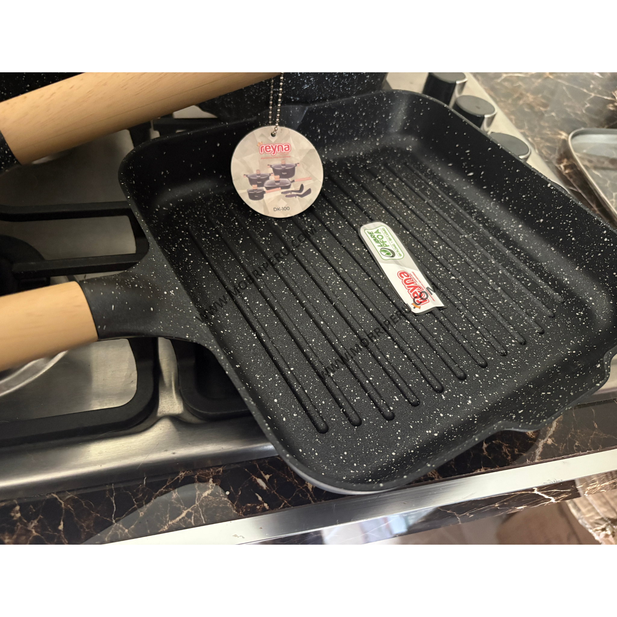 JUEGO OLLAS REYNA DAKOTA 10PZ ROCA VOLCÁNICA